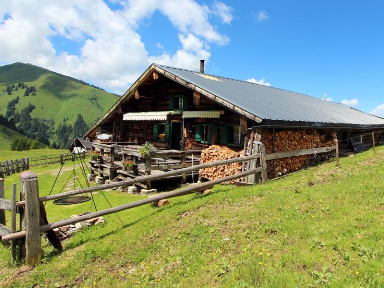 Hütte auf der Alm