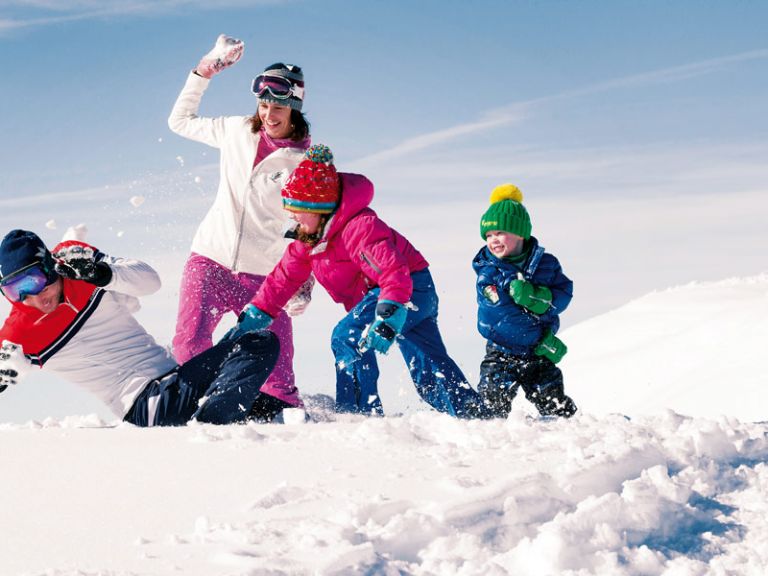 Zábava na Hochwurzen Rodinnézábava Schladming v Rakousku