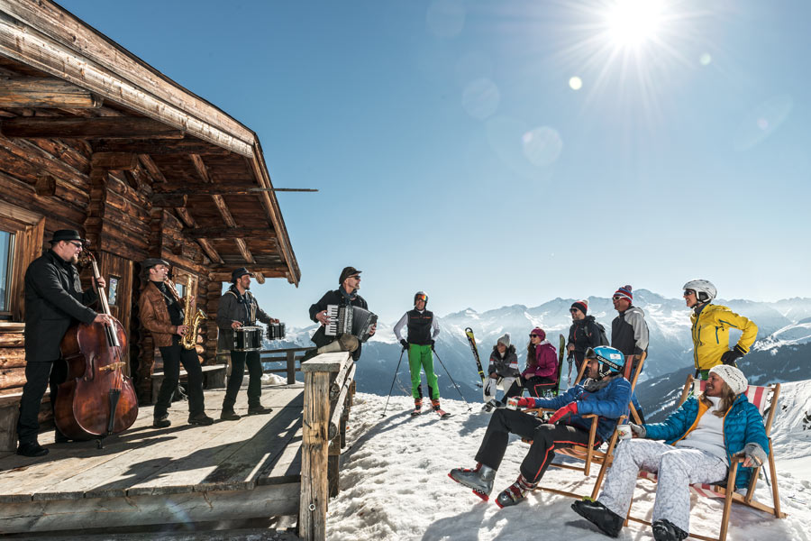Hüttenfeiern  Urlaub in den Bergen